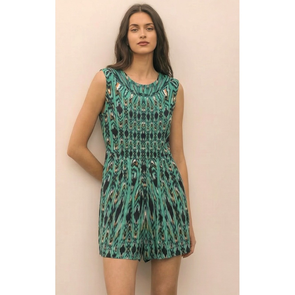 Twelfth Street by Cynthia Vincent Women's 100% Silk Geometric Mini Dress Size SM